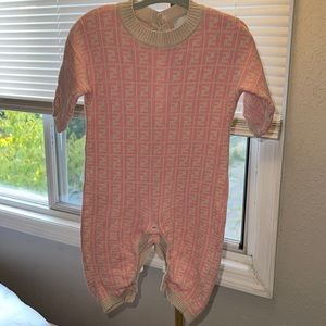 Fendi baby girl outfit with hat